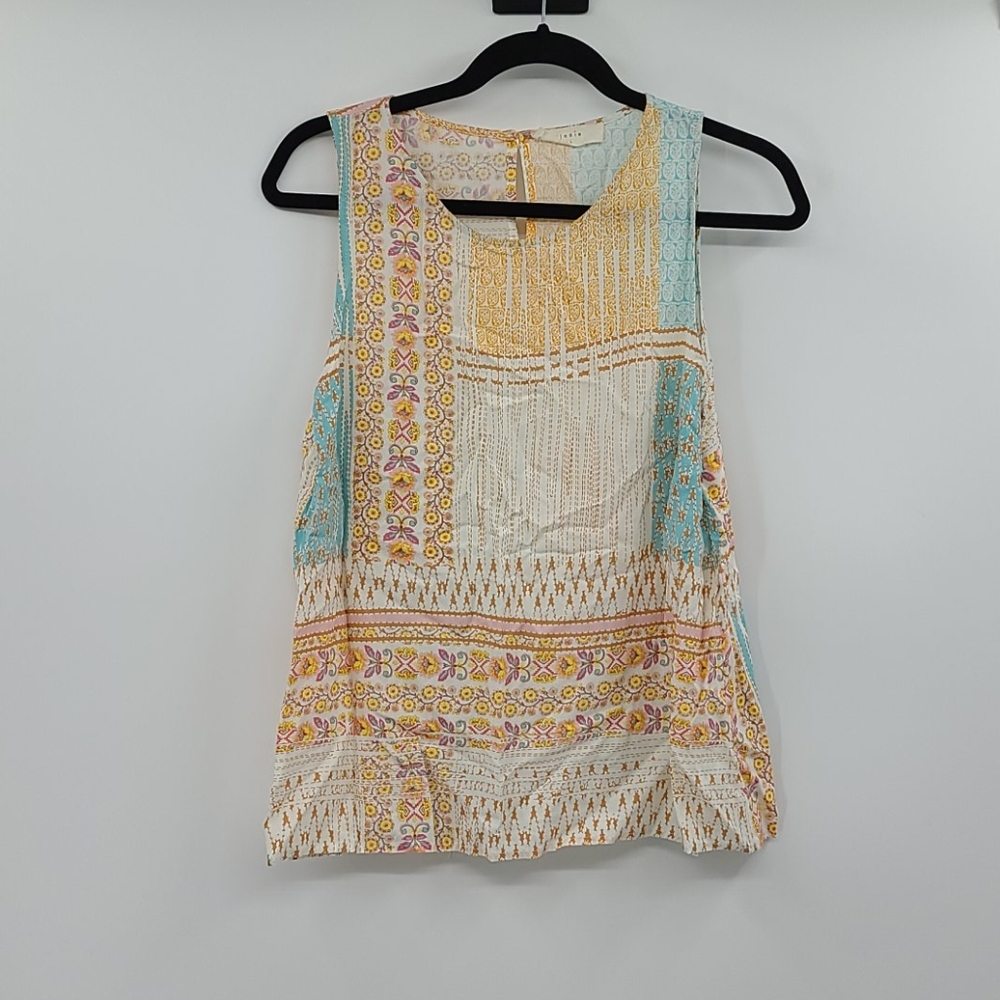 Elodie Multicolor Patterned Tank Top